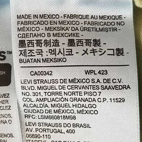 Levi's 511 jeans men's 36x30 slim straight blue stretch flex denim pants retro - Picture 11 of 12